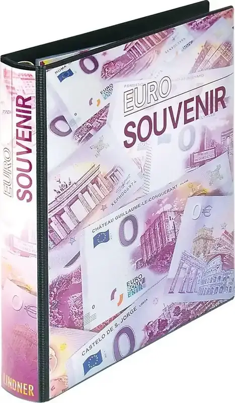 Jetzt kaufen - Lindner Ringbinder Karat 1138R im Euro Souvenir-Design, leer Neu