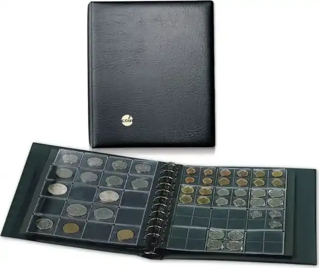 Safe Münzalbum schwarz Coin-Combi mit 4 Blätter Nr. 864 Neu - Nur noch wenige