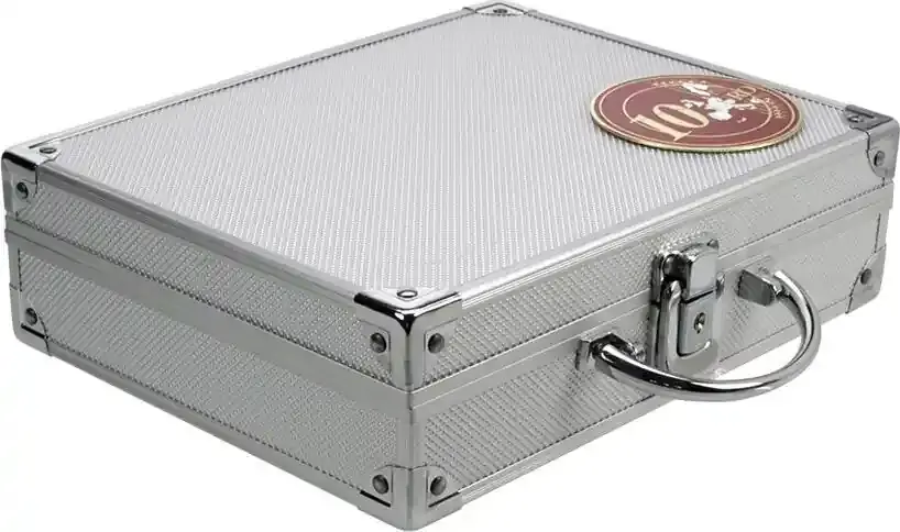 Safe Alu-Münzkoffer für 10 Euro-Münzen in Kapseln (120 St.) Nr. 173 Neu | Schnell zugreifen