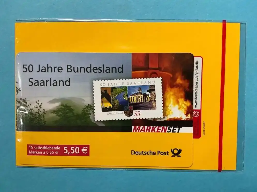 Schnelle Lieferung | Bund Markenheftchen MiNr. MH 67 SB aa – mit rotem Aufreißband postfrisch MiNr. MH 67 SB aa – mit rotem Aufreißband Markenheftchen