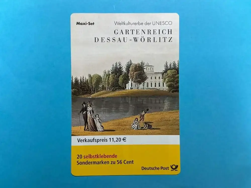Bund Markenheftchen MiNr. MH 49 Gartenreich Dessau-Wörlitz postfrisch MiNr. MH 49 Gartenreich Dessau-Wörlitz Markenheftchen - Super-Preis