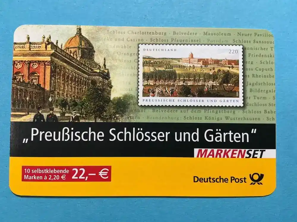 Neue Ware | Bund Markenheftchen MiNr. MH 59 I – rund geschnitten 2005 postfrisch MiNr. MH 59 I – rund geschnitten 2005 Markenheftchen