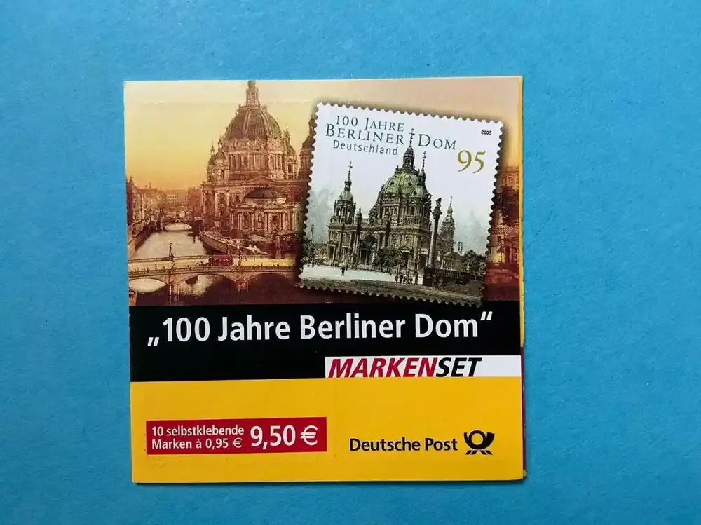 Kundenfavorit - Bund Markenheftchen MiNr. MH 57 Berliner Dom L nur zweizeilig! postfrisch MiNr. MH 57 Berliner Dom L nur zweizeilig! Markenheftchen