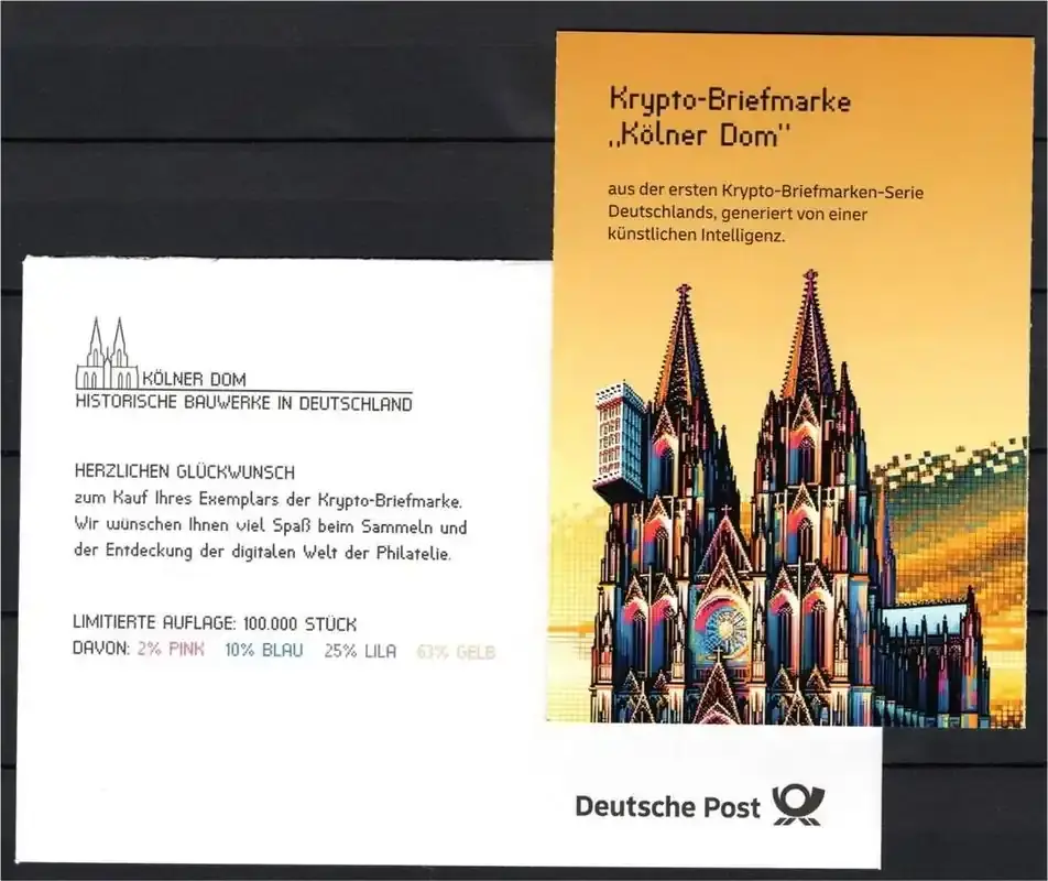 Bund Markenheftchen MiNr. MH 128 Kölner Dom a – Farbe gelb, gestempelt MiNr. MH 128 Kölner Dom a – Farbe gelb, Markenheftchen | Preiswert
