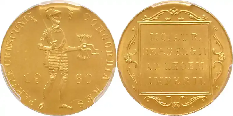 The Netherlands Gouden dukaat 1960 Juliana PCGS PL 66 Prooflike - Jetzt verfügbar