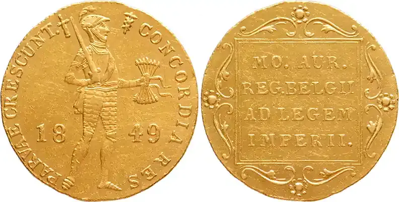 The Netherlands Gouden dukaat 1849 Willem III Pr- vz- | Preisvorteil