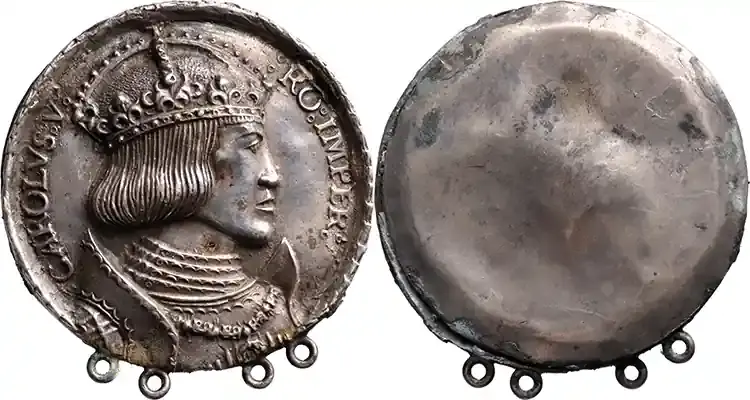 Beliebt - Germany medal 1521 Nuremberg N.d. (1521). Charles V dedication on his crowning and the planned Imperial Diet in Nuremberg ss+