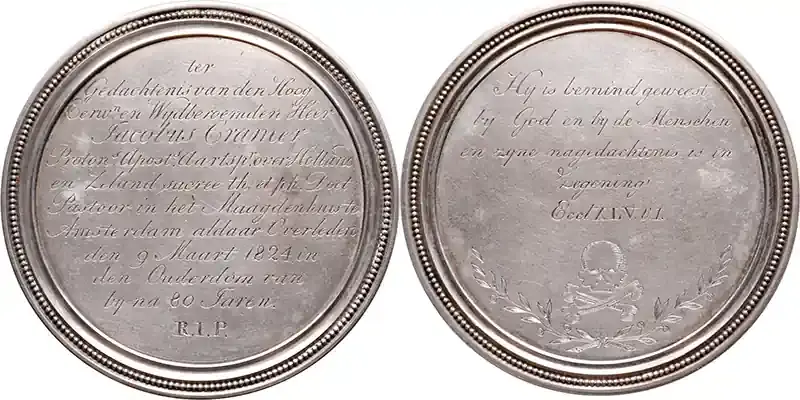 Sehr beliebt - The Netherlands 1824. Overlijden van Jacobus Cramer, aartspriester van Holland en Zeeland, pastoor van het Maagdenhuis te Amsterdam Vrijwel st