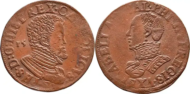 The Netherlands 1559. Philips II en Isabella ss+ - Direkt ab Werk