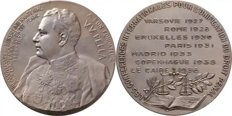 Belgium 1938. België. Bureau International pour l’Unification du Droit Penal vz | Nur noch kurze Zeit